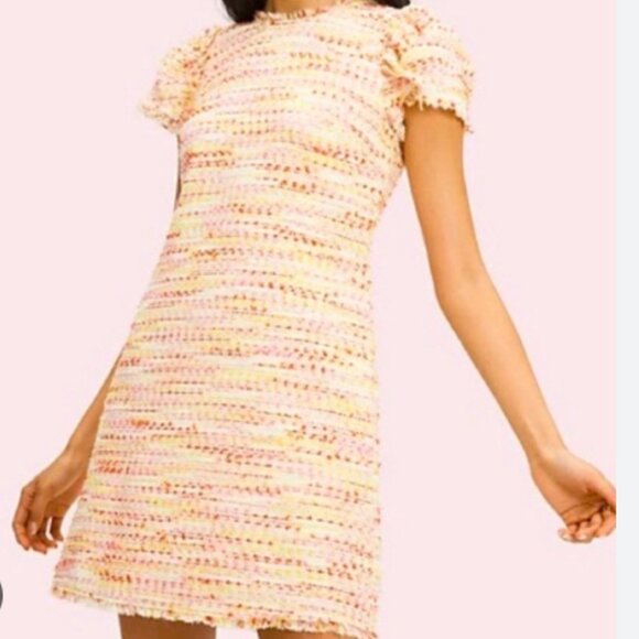 Brand New Kate Spade Tweed Mini Dress - Picture 1 of 7